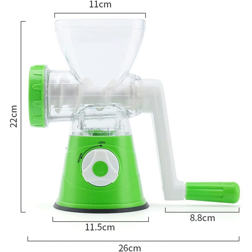 Moledora de Carne Manual Plástico-Acero – Práctica, Resistente y Eficiente